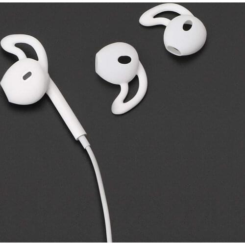 Silicone Cover Earbuds Earphone Case for Apple iPhone X 8 7 6 Plus 5 5S SE Earpods Headphone Eartip Ear Wings Hook Cap Earhook