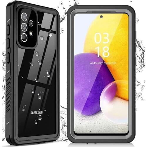 For Samsung Galaxy A72 Case Waterproof Full Body Protective Cover with Built-in Screen Protector Underwater Case for Samsung A72