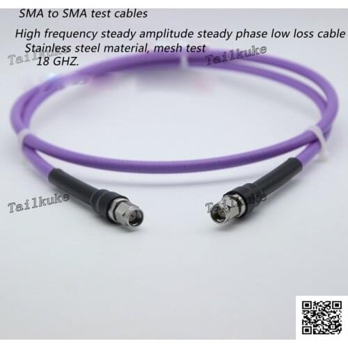 SMA High Frequency Low Loss Phase Stability Test Line 18 Ghz Sma Male Head Test Cable Net Special Low Standing Wave