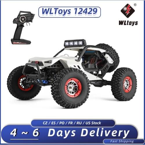 WLtoys Original XK 12429 1:12 4WD 2.4G RC Car 40km/h High Speed Electric Car with Head Lights Off-Road RC Crawler Overseas