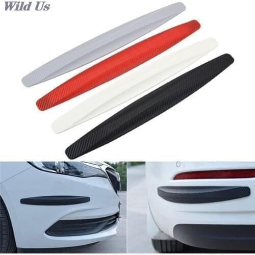 1 Pair Car Bumper Protector Corner Guard Anti-Scratch Strips Sticker Protection Body Protector Rubber Sticker