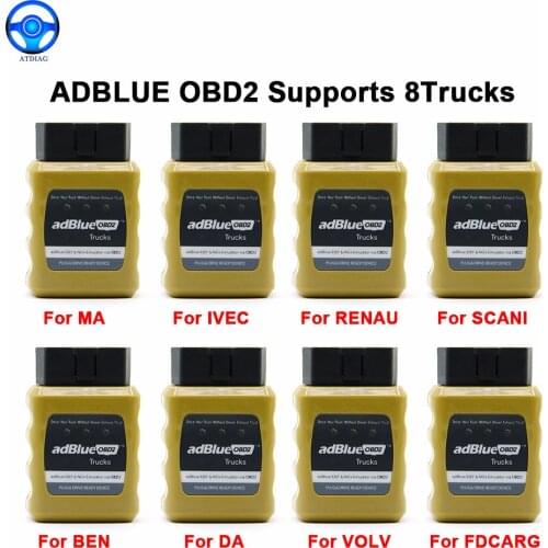 1pc AdBlue Emulator NOX Emulation AdblueOBD2 Plug&Drive Ready Device by OBD2 Trucks Adblue OBD2 For Vo-lv/Iveco/SCA-NIA/D-AF