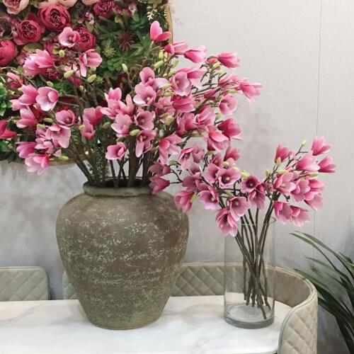 1Pc Artificial Mangnolia Home Dining Room Party Wedding Table Desktop Decoration