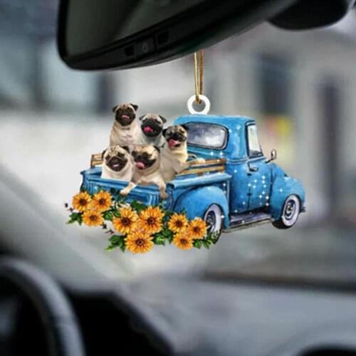 1Pcs Cartoon Colorful Balloon Home Decorations Hanging Ornament Decoration Acrylic Gift Happy Mood New Car Accessories