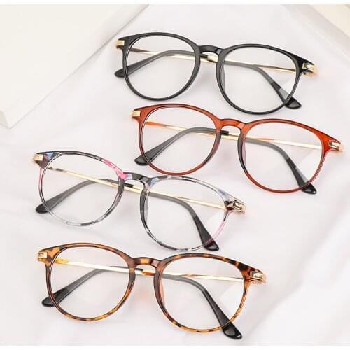 1PC Unisex New Fashion Flat Mirror Glasses Radiation Protection Vintage Computer Goggles Flexible Eyeglasses Vision Care Eyewear
