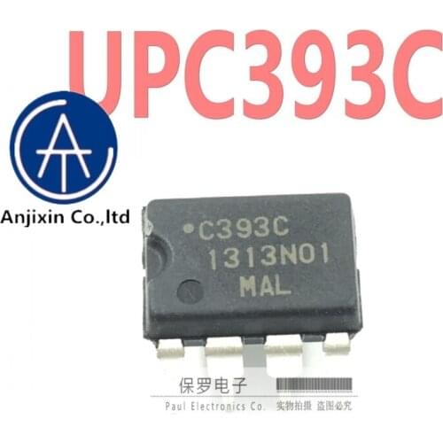 10pcs 100% orginal new real stock Operational amplifier UPC393C C393C DIP-8
