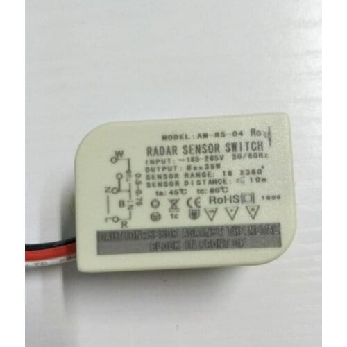 10pcs New 35W 220V Light Control Sensor Switch Corridor Internal Radar Microwave Ceiling Lamp Installation Automatic Auto On Off