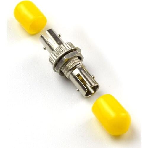 100pcs/lot ST/UPC Female to FC/UPC Male ST-FC SM 9/125 Hybrid Adapter Optical Adapter FC ST Fiber Optic Converter