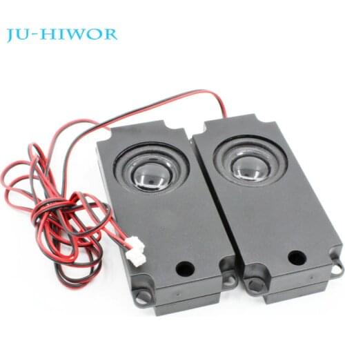 2pcs 4 Ohm 3W Multimedia Speaker Double Diaphragm For Advertising Machine With Wire Embedded Box Speaker 45*150*21MM