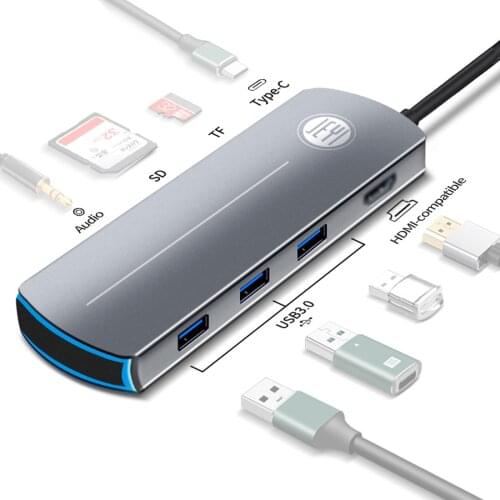 USB HUB C HDMI-compatible PD USB 3.0 OTG Adapter USB C to USB 3.0 Dock for MacBook Pro Accessories USB-C Type C 3.1 Splitter