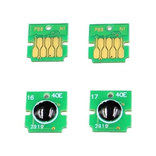 CISSPLAZA PXMB8 T6716 Maintenance Ink Tank Chip compatiblefor Epson WorkForce WF-C529R C579R M5299 M5799 C5290 ET-8700 printer