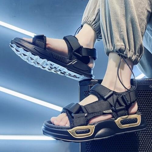 Quality Summer Men Slides Shoes Lightweight Cool Beach Slippers Slide Male Gladiator Flip Flops Women Sandals Soft Sneakers