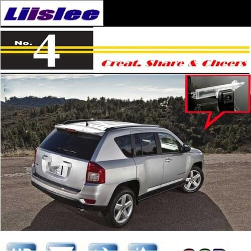 Liislee For Jeep Compass 2006~2016 Car Camera High Reverse Rear View Back Up Camera For PAL / NTSC to Use | CCD +RCA