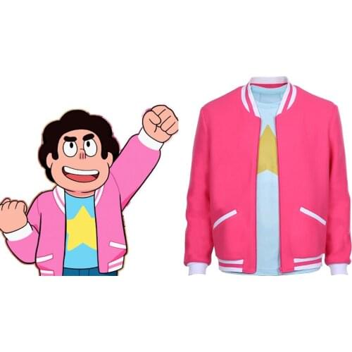 The Movie Steven Universe Cosplay Costume Steven Universe Cosplay Adult Zip Up Jacket Coat Carnival Halloween Costume