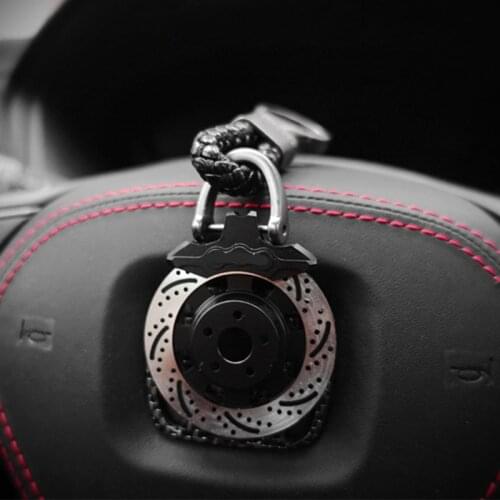 Metal Wheel Brake Disc Key Ring Holder Car Keychain MOTO Key Ring For Keys Auto Keyrings Motorcycle Key Chain For Car Pendant