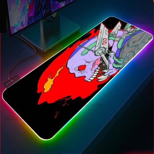 Fashion Gaming Mouse Pad RGB Gamer Laptop Colorful Gaming LED Gaming Accessories USB Keyboard Floor Pad Gaming Desk Mousepad XXL