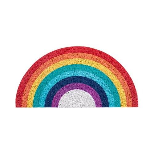 Cartoon Cute Sun Semi-Circular Carpet Door Non-Slip Thick Floor Mat