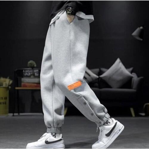 New Arrival Jogging Sport Mens Sweatpants Harem Pants Male Elastic Waist Trendy Comfort Casual Trousers