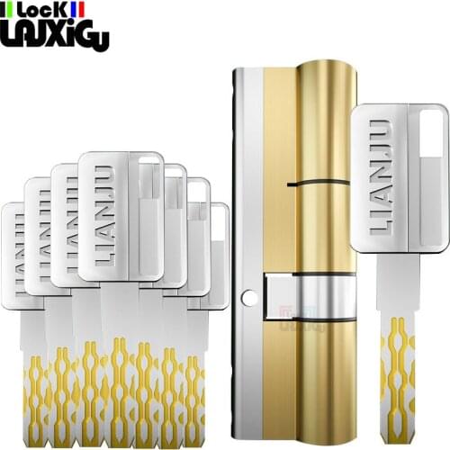 Common standard lock cylinders, outdoor door locks,cylinder locks for entry doors, key lock.Cylinder door lock cylinder 8 keys