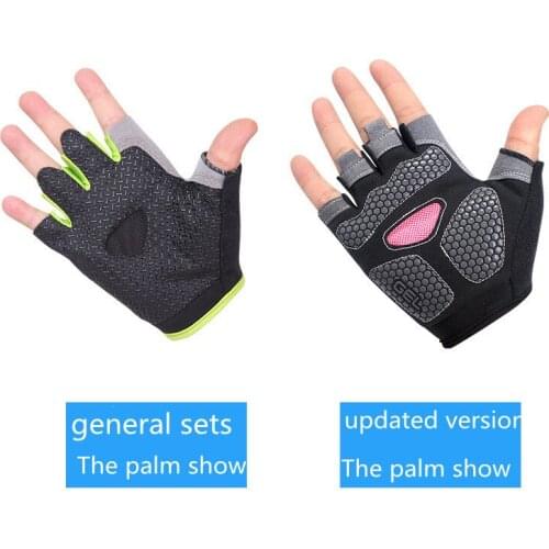 Spring And Summer Half finger Men And Womens Fitness Training Dumbbell Outdoor Mountaineering and cycling gloves