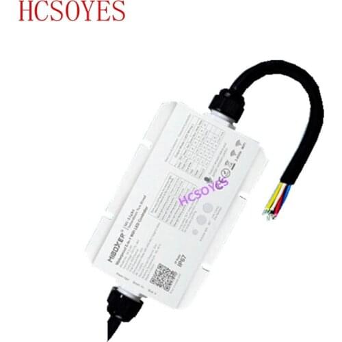 MIBOXER WL5-WP Waterproof 5-in-1 WiFi LED Controller DC12-36V Output 6A/Channel Max.20A 2.4G WiFi 5 in 1 dimmer for led lamps