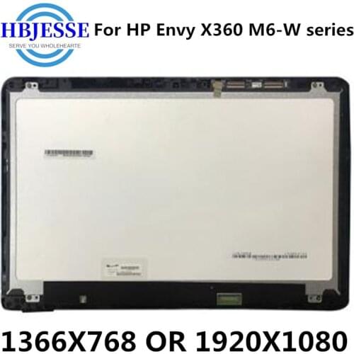 15.6''LCD Display Assembly +Touch Screen Digitizer With frame For HP ENVY X360 M6-W M6-W103DX M6-W105DX M6-W010dx M6-W011dx