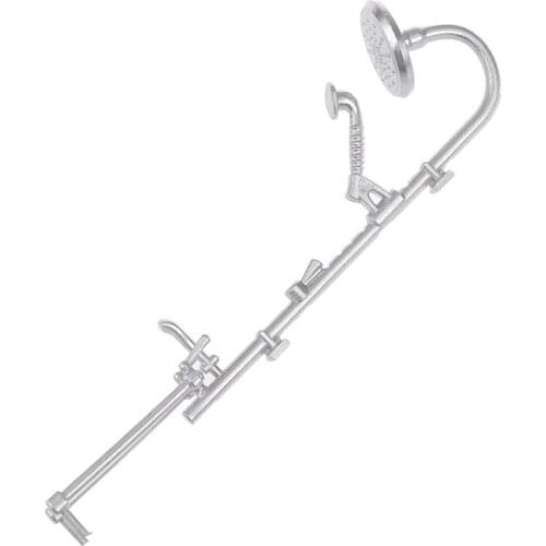 1Pc 1:12 Dollhouse Miniature Bathroom Faucet Bath Shower Faucet Bath Shower Model