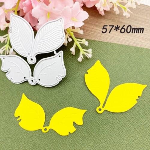 2020 new leaf cutting dies xmas card decorationg scrapbooking album stamp and dies Christmas DIY embossing craft stencil mold