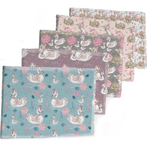 50*145CM Fabric Cartoon Animals Pattern Printed Polyester Cotton Twill Fabric Patchwor Printed