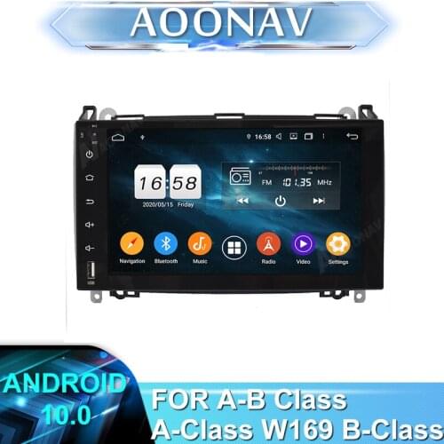 2 din Android Car radio DVD player For A-B Class A-Class W169 B-Class W245 Viano Vito W639 Sprinter W906 2004-2018 car stereo