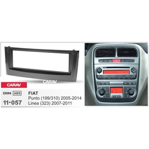 CARAV 11-057 top quality car stereo dash kit radio CD player install mount for FIAT Punto (199/310) 2005-2014, Linea (323)