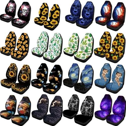 Seat coverscar seat covers custom printed universal front seat protectors seat accessories seat cushion kitcar accessories