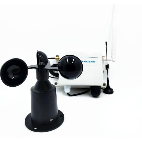 Cheap Lora Lorawan 0-5v 0-10v 4-20mA RS485 Output Digital ASA Engineering Plastic Wind Speed Sensor