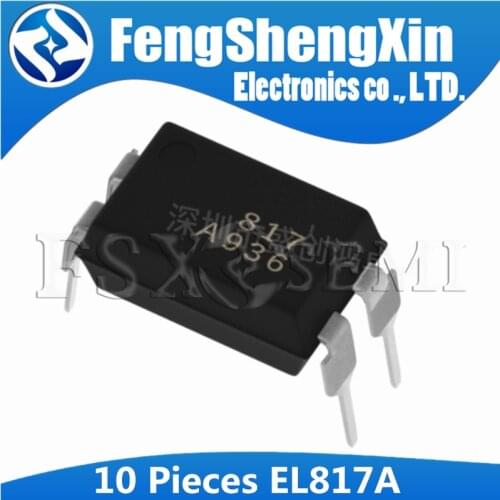 10PCS EL817A DIP4 EL817 DIP PC817A PC817 A 4 PIN DIP PHOTOTRANSISTOR