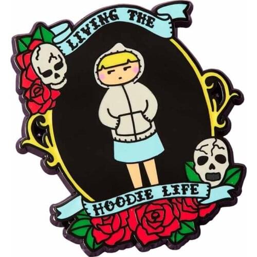 Introvert Doodles x Punky Enamel Pin