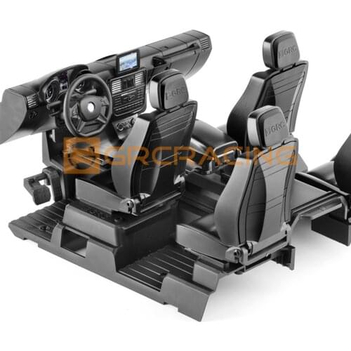 RC Car Full Interior Body Shell Cab Seat Kit for 1/10 RC Crawler Traxxas TRX4 G500 TRX6 G63 Upgrade Part