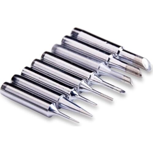 Solder Iron Kit 8 PCS 900M Lead Free Soldering Tips For 936 and 937 Soldering Station