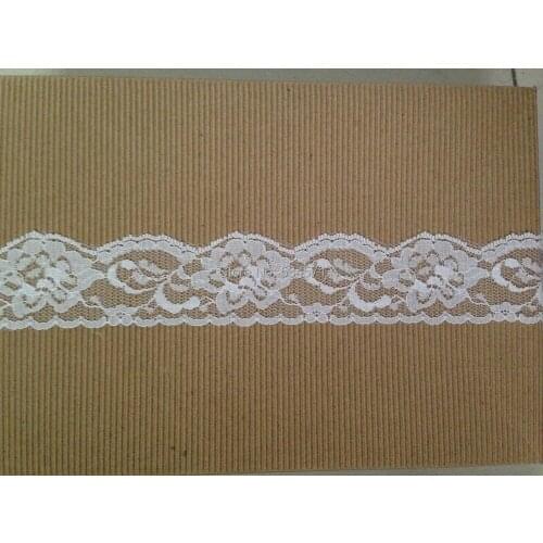 4cm width 20yards ivory lace, inelastic lace, floral wave style lace for wedding,party, headband trim, sewing , handicraft trim