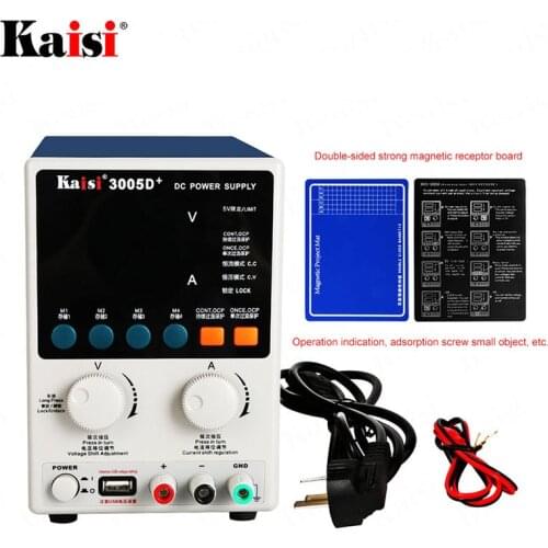 Kaisi 3005 30V 5A Digital Adjustable DC Power Supply laboratory power supply 4-bit display Voltage Regulator For iPhone Repair