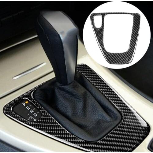 Left Car Auto Gear Shift Panel Sticker with Fragrance Tablet for BMW E90 E92 E93