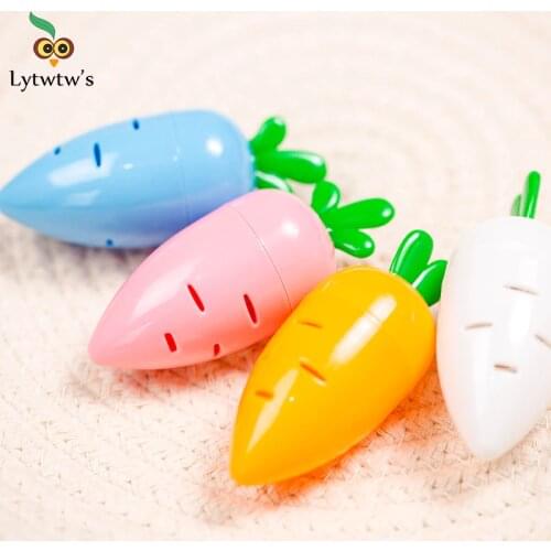 1 Pcs Creative Cute Kawaii Carrot mechanical Pencil Sharpener School Office Supply Stationery Gift Kid Lovely cutter knife