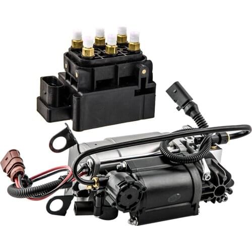 Air Suspension Compressor Pump + Block valve FOR AUDI a6 4f c6 Allroad 4F0616013