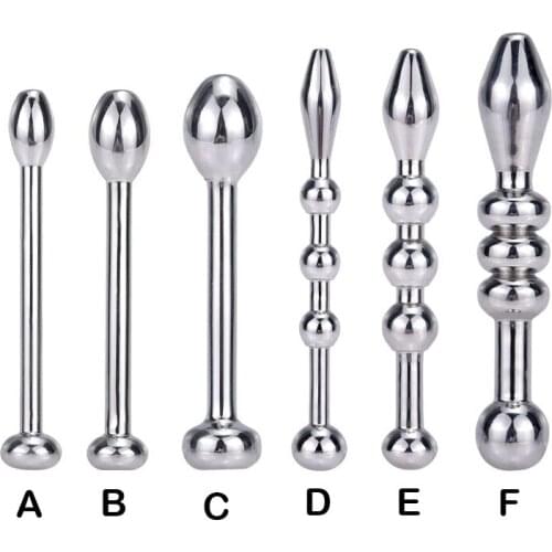 Stainless Steel Smooth Penis Plug Male Urethral Toys Urethral Sound Dilator Plug Penis Insert Sex Toys For Men Sounding