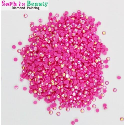 New Arrival AB Drills For DIY Diamond Painting Square Round Drills Diamond Embroidery Rhinestones Colorful Stones Mosaic