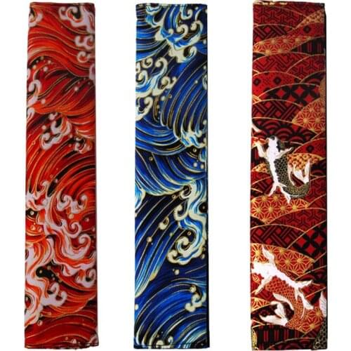 New Four Season Car Shoulder Guard Japanese Ukiyo Short plush Car Seat Belt Protection Cover Car Safety Belt Protection Cover