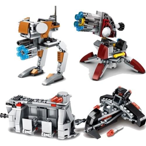 The First Order Imperial Geonosis Troopers Senate Shadow Transport Model Building Blocks Enlighten Bricks Toys For Children