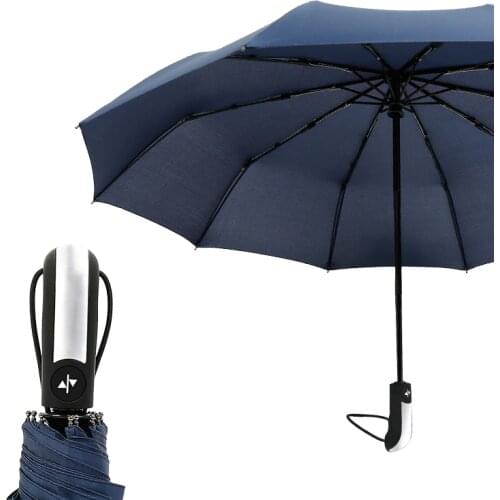 Fully-automatic Folding Automatic Umbrella Rain Women Male Auto Luxury Big Windproof Travel Umbrellas For Men Strong Umbrella