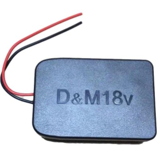 Battery Converter for Milwaukee M18 18V Lithium Battery&Dewalt DCB Series 14.4V/18V/20V Lithium Battery Electronic Line Adapter