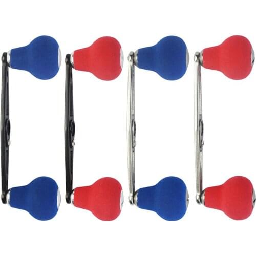 EKfan Fishing Reel Handle Aluminum Alloy Handle & EVA Knob Length 112mm 8*5mm Hole For Baitcasting Reel parts