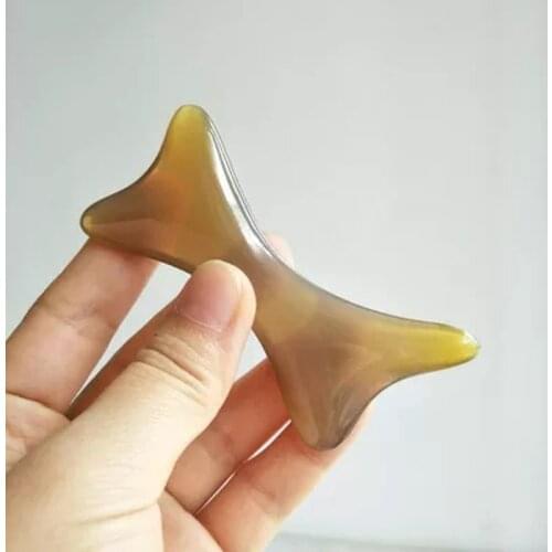 Handmade White Buffalo Horn Pencil Point Bone Shaped Scraping Massage Piece Full Body Universal Can Scrape Finger Nose Hot Sale
